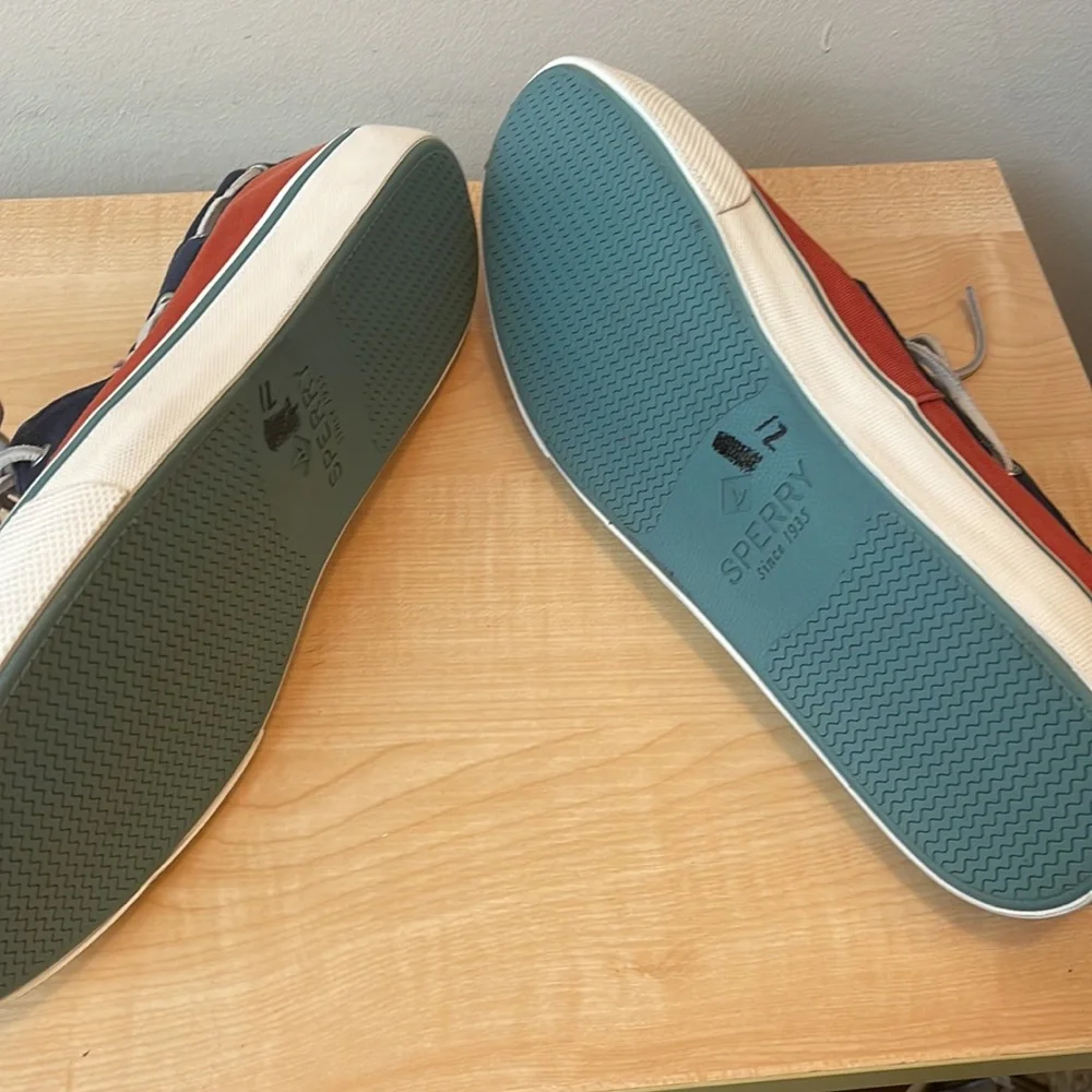 Sperry Top-Sider Bahama II Two Tone Canvas Boat Shoes- New